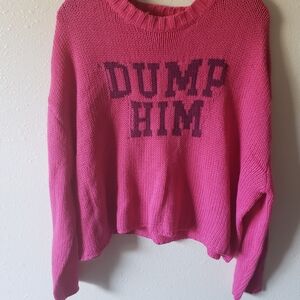 Rue21 Pink Crew Neck Sweater